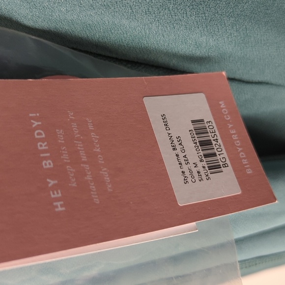 Birdy Grey Benny Dress Women's Medium Sea Glass Maxi Dress Gown - Picture 9 of 15